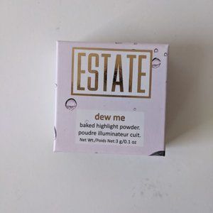 NWT Estate Dew Me Baked Highlighter Powder in Lit